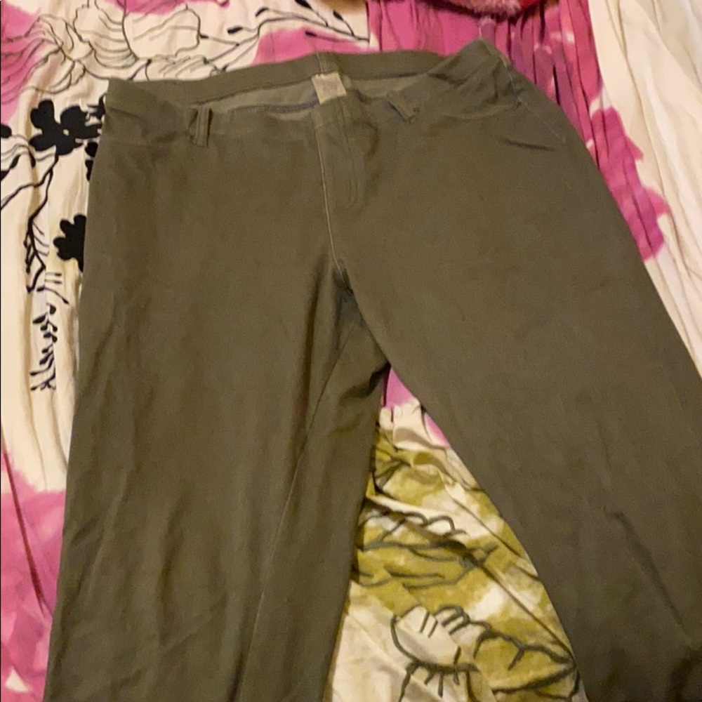 Olive green begging